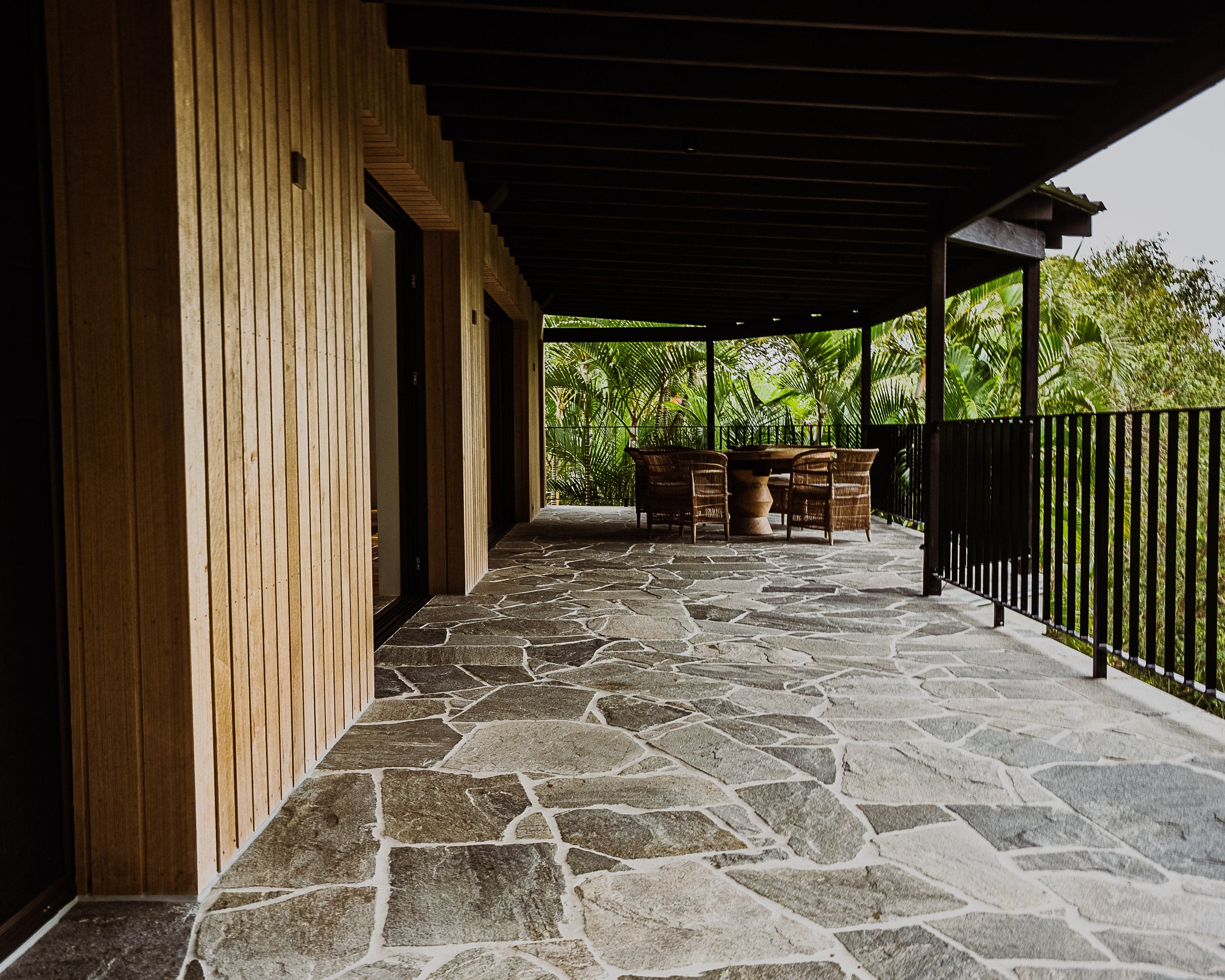 Sàn đá ECO STONE TALK tại một công trình nhà ở